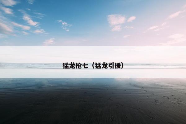 猛龙抢七（猛龙引援）