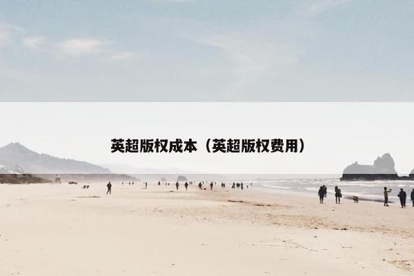 英超版权成本（英超版权费用）