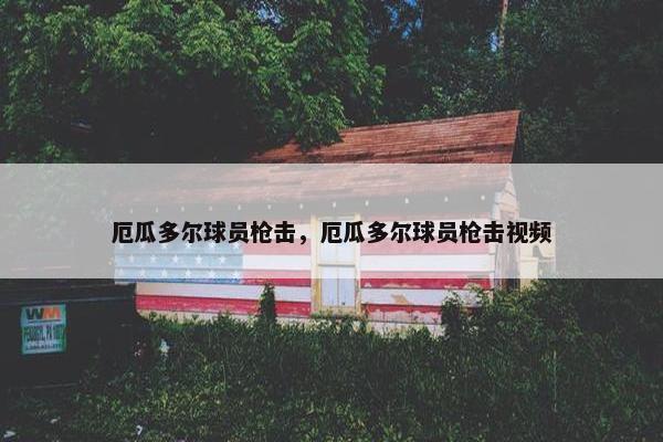 厄瓜多尔球员枪击，厄瓜多尔球员枪击视频