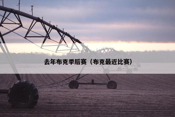 去年布克季后赛（布克最近比赛）