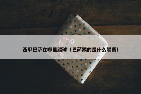西甲巴萨在哪里踢球（巴萨踢的是什么联赛）