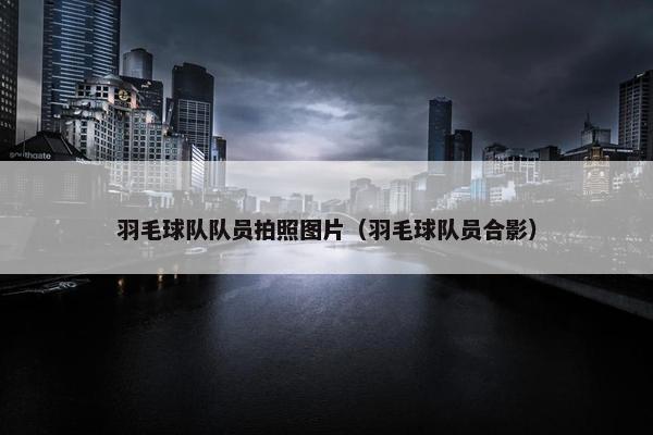 羽毛球队队员拍照图片（羽毛球队员合影）