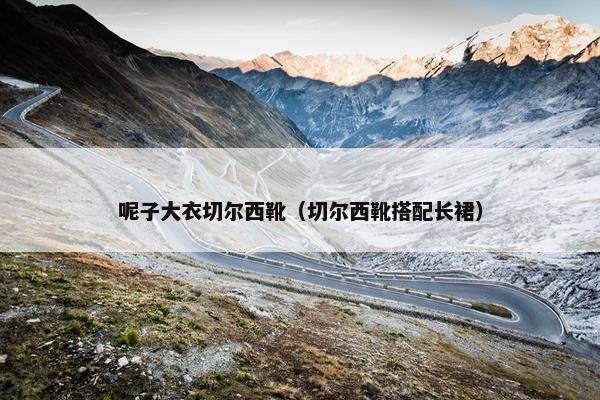 呢子大衣切尔西靴（切尔西靴搭配长裙）