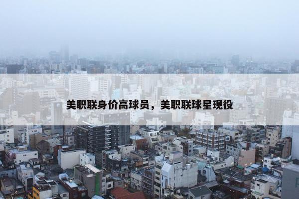 美职联身价高球员，美职联球星现役