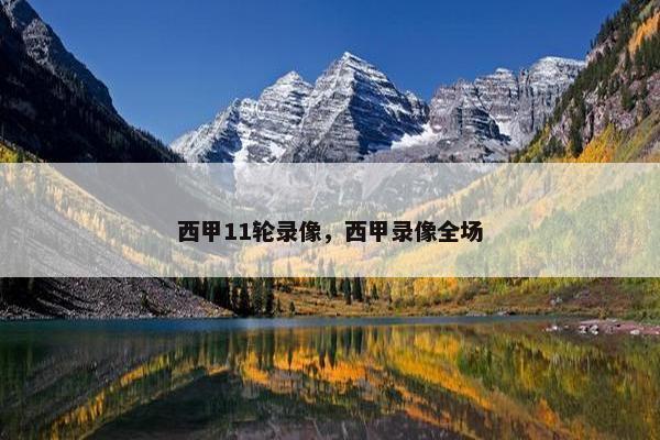 西甲11轮录像，西甲录像全场