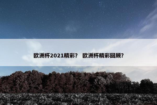 欧洲杯2021精彩？ 欧洲杯精彩回顾？