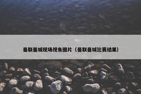 曼联曼城现场视角图片（曼联曼城比赛结果）