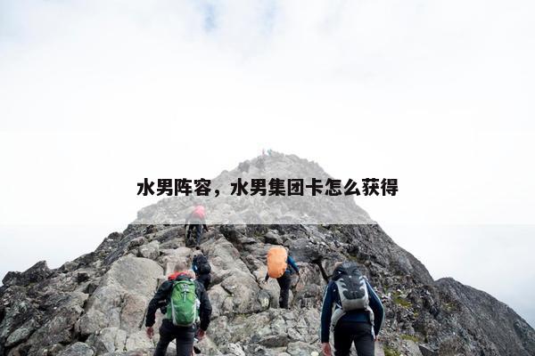 水男阵容，水男集团卡怎么获得