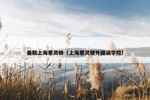 曼联上海惠灵顿（上海惠灵顿外国语学校）