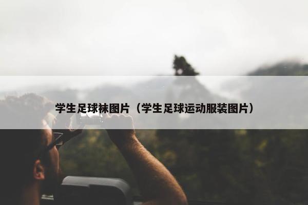 学生足球袜图片（学生足球运动服装图片）
