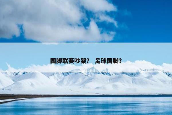 国脚联赛吵架？ 足球国脚？