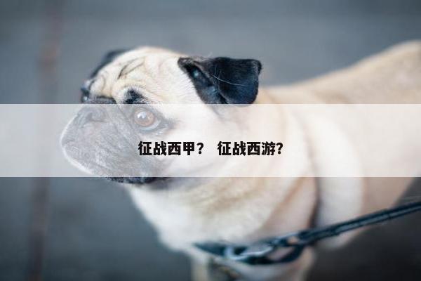 征战西甲？ 征战西游？