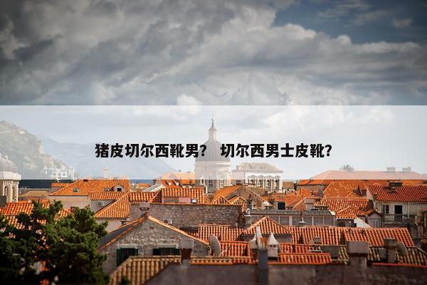 猪皮切尔西靴男？ 切尔西男士皮靴？