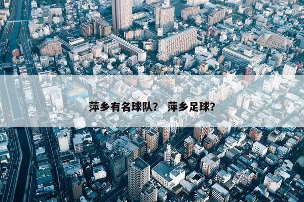 萍乡有名球队？ 萍乡足球？