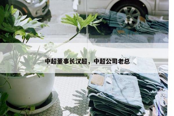 中超董事长汉超，中超公司老总