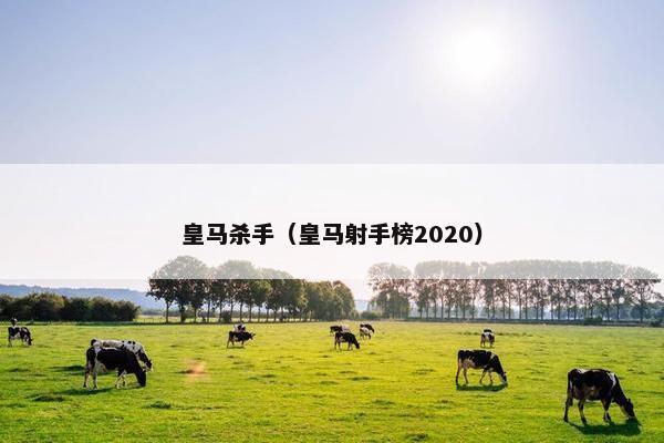 皇马杀手（皇马射手榜2020）