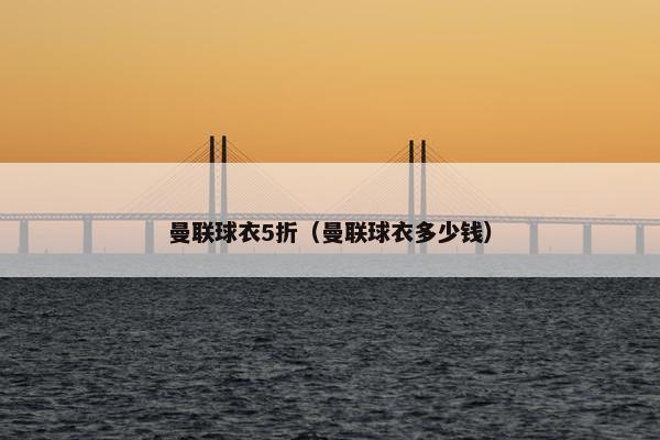 曼联球衣5折（曼联球衣多少钱）
