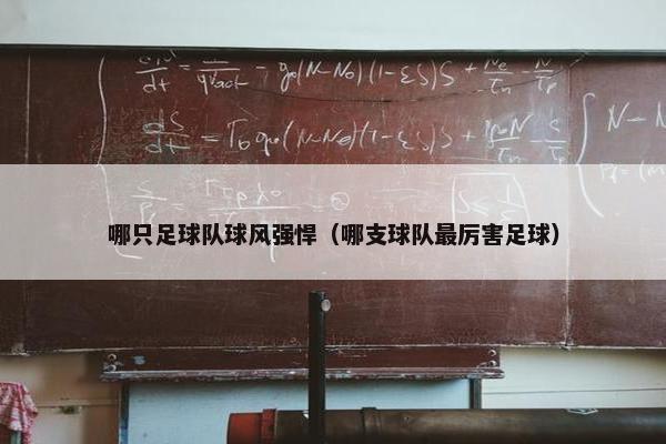 哪只足球队球风强悍（哪支球队最厉害足球）