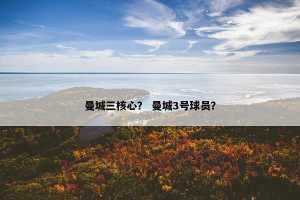 曼城三核心？ 曼城3号球员？