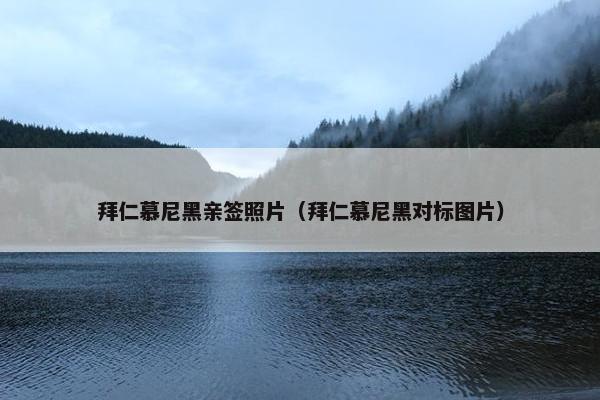 拜仁慕尼黑亲签照片（拜仁慕尼黑对标图片）