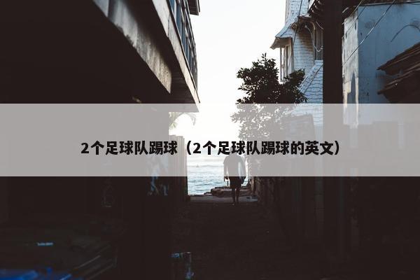 2个足球队踢球（2个足球队踢球的英文）