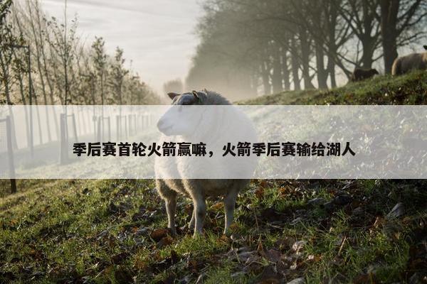 季后赛首轮火箭赢嘛，火箭季后赛输给湖人