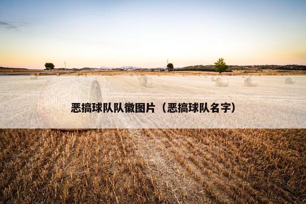 恶搞球队队徽图片（恶搞球队名字）