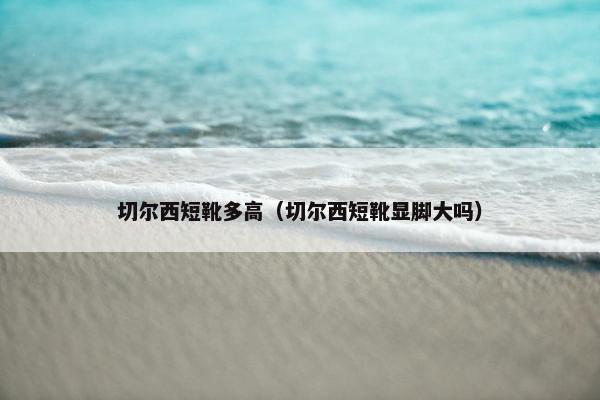 切尔西短靴多高（切尔西短靴显脚大吗）