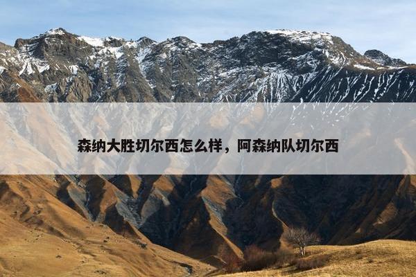 森纳大胜切尔西怎么样，阿森纳队切尔西