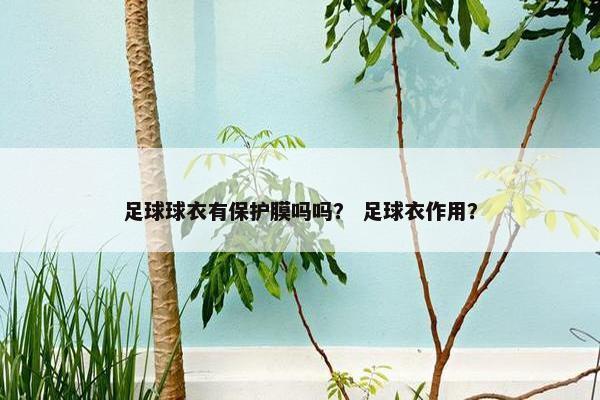 足球球衣有保护膜吗吗？ 足球衣作用？