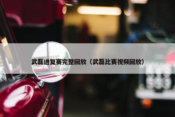 武磊进复赛完整回放（武磊比赛视频回放）