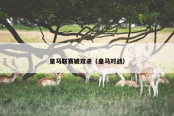 皇马联赛被双杀（皇马对战）