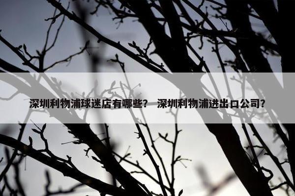 深圳利物浦球迷店有哪些？ 深圳利物浦进出口公司？