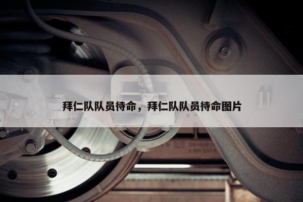 拜仁队队员待命，拜仁队队员待命图片