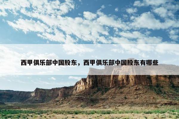 西甲俱乐部中国股东，西甲俱乐部中国股东有哪些