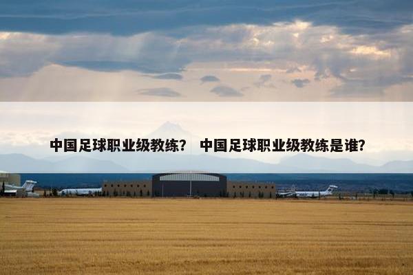 中国足球职业级教练？ 中国足球职业级教练是谁？