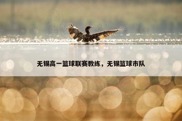 无锡高一篮球联赛教练，无锡篮球市队