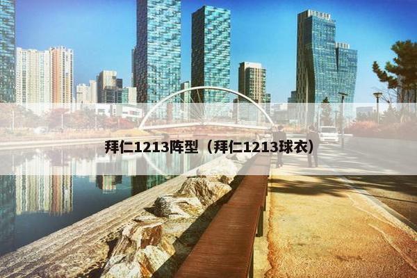 拜仁1213阵型（拜仁1213球衣）