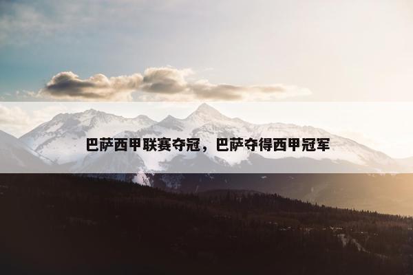 巴萨西甲联赛夺冠，巴萨夺得西甲冠军